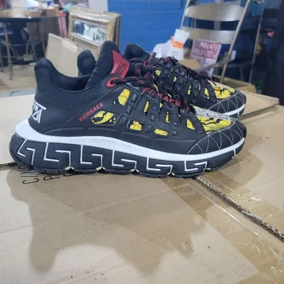 Elevate your sneaker game with these stylish Versace Trigreca